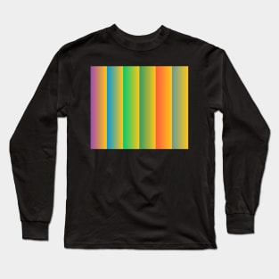 Scenic Gradient Stripes Long Sleeve T-Shirt